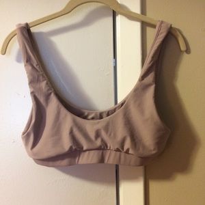 NWT LA hearts purple bikini top